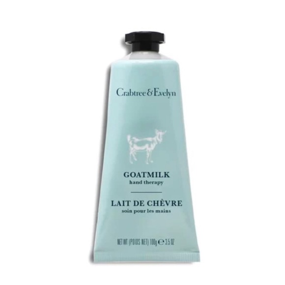Crabtree & Evelyn Goat Milk Hand Therapy Cream 3.5 oz Moisturizer for Dry Skin - Picture 2 of 4